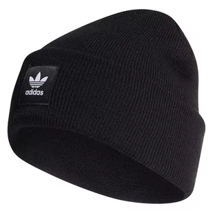 Czapka zimowa ADIDAS AC CUFF KNIT Czarna Męska - Czapki damskie - miniaturka - grafika 1