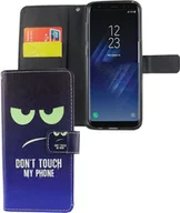 Etui i futerały do telefonów - Etui na telefon komórkowy Samsung Galaxy S8+ Plus Dont Touch My Phone Blue / Green - miniaturka - grafika 1
