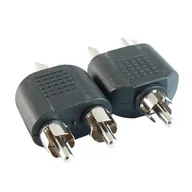Kable - Rozgałęźnik wtyk RCA na 2 wtyki RCA - miniaturka - grafika 1