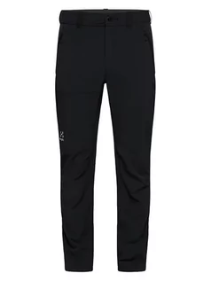 Spodnie sportowe męskie - Haglöfs Spodnie softshellowe w kolorze czarnym - grafika 1