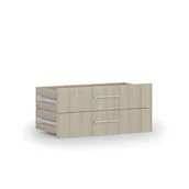 Inne meble biurowe - Szuflady do szafy PRIMO, 2 szuflady, 1781 x 800 x 420 mm, dąb naturalny - miniaturka - grafika 1