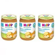 Dania dla dzieci - Hipp Dynia z jabłkiem i indykiem po 5. miesiącu zestaw 3 x 190 g Bio - miniaturka - grafika 1