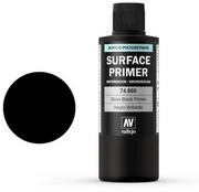 Akcesoria i części modelarskie - Gloss Black 200 ml. Podkład Akrylowy Vallejo Surface Primer - miniaturka - grafika 1