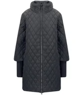 Kurtki damskie - Kurtka damska Ciepła Pikowana Przejściowa trapezowa-S - miniaturka - grafika 1