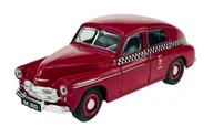 Samochody i pojazdy dla dzieci - KOLEKCJA PRL WARSZAWA M-20 TAXI CZERWONY 1:43 - miniaturka - grafika 1