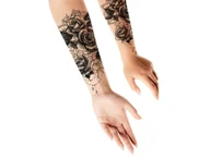 Halloween - Tatuaż na przedramię Róże - 1 szt. - miniaturka - grafika 1