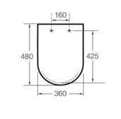 Deski sedesowe - Roca Inspira Deska wolnoopadająca beżowa A80153265B - miniaturka - grafika 1