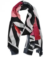 Moda i Uroda OUTLET - Stylowa chusta chustka szal wiskoza we wzory Elegancka 180cmx90cm - miniaturka - grafika 1