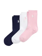 Skarpetki dla dzieci - Polo Ralph Lauren Zestaw 3 par wysokich skarpet dziecięcych 447979308001 Kolorowy - miniaturka - grafika 1