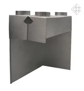 dystrybutor 4x100 Maja BS bok lewy - Akcesoria kominkowe - miniaturka - grafika 1