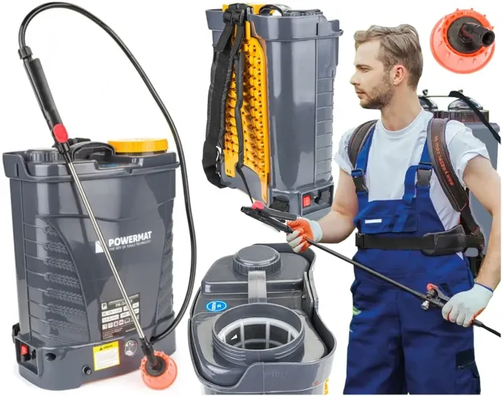 Opryskiwacz Ciśnieniowy 16l Elektryczny + 9 Dyszy