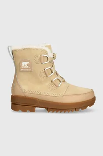 Sorel buty skórzane TORINO II WP kolor beżowy na platformie lekko ocieplone 1886261209 - Botki damskie - miniaturka - grafika 1