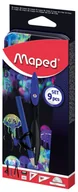 Przybory szkolne - Maped, Deepsea, Zestaw Geometryczny, 9 El. - miniaturka - grafika 1