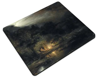 Podkładka Krajobraz z odpoczynkiem podczas Ucieczki do Egiptu Rembrandt 36x29cm - Podkładki pod mysz - miniaturka - grafika 1