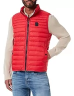 Garnitury - s.Oliver Męska kamizelka outdoorowa, czerwony, XXL - miniaturka - grafika 1