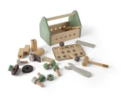 Mały majsterkowicz - Drewniana skrzynka z narzędziami DANTOY 26 części - miniaturka - grafika 1