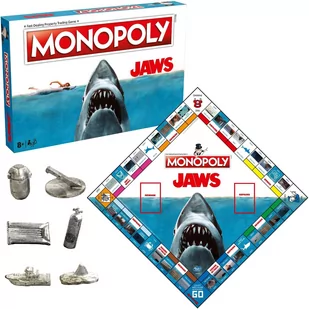 Monopoly Jaws Szczęki ekonomiczna gra planszowa wersja angielska - Gry planszowe - miniaturka - grafika 1