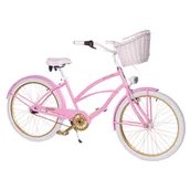 Rowery - Rower miejski damski La Donna  Golden Rose 7B +KOSZ rama 19,5" koło 26" ham. v-brake - miniaturka - grafika 1