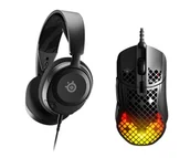 Słuchawki - SteelSeries Arctis Nova 1 + Aerox 5 - miniaturka - grafika 1