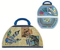 Zestawy piśmiennicze - Zestaw do kolorowania JURASSIC WORLD DINOZAUR 51el. UNDERCOVER JUST4221 - miniaturka - grafika 1