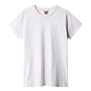 Koszulka The North Face Simple Dome 0A4T1A6S11 - biała - Koszulki sportowe damskie - miniaturka - grafika 1