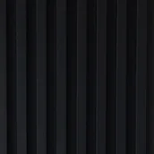 Panele ścienne i boazeria - Lamele Ścienne Dekoracyjne Czarny Brokat 2,4 x 16,8 cm – dł. 2,7 m - miniaturka - grafika 1