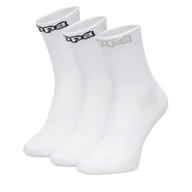 Skarpetki damskie - Skarpety długie Kappa CEO_KR_KAPPA_ 004_W_AW25 Biały - miniaturka - grafika 1