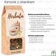 Herbata - Soczysta papaja herbata zielona z papają (Pakowanie ozdobne, Kartonik z okienkiem 60 g) - miniaturka - grafika 1