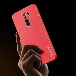 Dux Ducis Yolo eleganckie etui pokrowiec ze skóry ekologicznej Xiaomi Redmi 9 Czerwony - Etui i futerały do telefonów - miniaturka - grafika 9