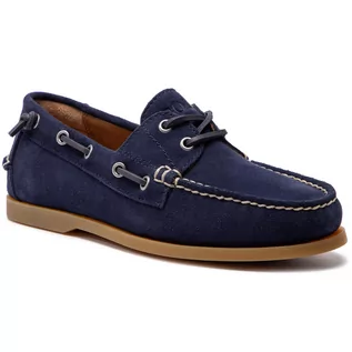 Mokasyny damskie - Polo Ralph Lauren Mokasyny Merton 803730057002 Navy - grafika 1