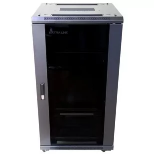 ExtraLink Stojąca 19" 22U 600x600mm czarna - Szafy rack - miniaturka - grafika 3
