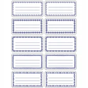 Szkolne artykuły papiernicze - Naklejki Na Zeszyt Czyste Duże Flamingo - miniaturka - grafika 1