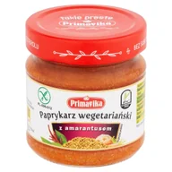 Produkty wegańskie i wegetariańskie - Primavika Paprykarz wegetariański z amarantusem 160g 888E-900D5 - miniaturka - grafika 1