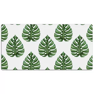 Podkładka mata ochronna na biurko Liście 120x60 cm, Dywanomat - Podkładki na biurko - miniaturka - grafika 1