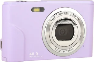 INF Aparat cyfrowy 1080P 48 megapikseli z 16-krotnym zoomem Fioletowy - Aparaty Cyfrowe - miniaturka - grafika 1