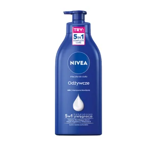 Nivea Odżywcze mleczko do ciała z pompką 625ml - Balsamy i kremy do ciała - miniaturka - grafika 1