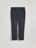 Spodnie męskie - Reserved - Spodnie slim fit z lyocellem - granatowy - miniaturka - grafika 1