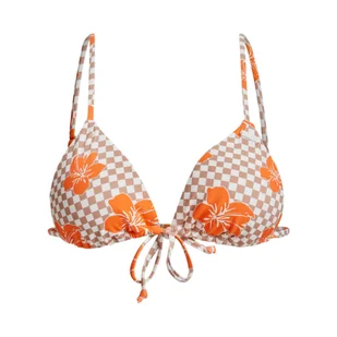 Trójkątny stanik bikini dla Kobiety MINI HULA STRAPPY TRI Brązowy - Stroje kąpielowe - miniaturka - grafika 1
