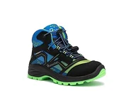 Buty dla chłopców - GARSPORT IENA Mid WR, buty trekkingowe, granatowa/limonka, 27 EU, Wapno granatowe, 27 EU - miniaturka - grafika 1
