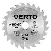 Tarcze do pił - Verto TARCZA PILARKI 200X30 24 ZĘBY (61H128) - miniaturka - grafika 1