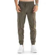 Spodnie sportowe męskie - Spodnie Alpha Industries Nylon Cargo Jogger 106200142 - zielone - miniaturka - grafika 1