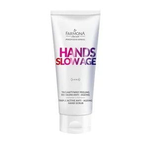 FARMONA PROFESSIONAL Farmona HANDS SLOW AGE Trójaktywny peeling do dłoni ANTI - AGEING 200ml PRO7038 - Kremy i maski do rąk - miniaturka - grafika 1
