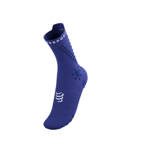 COMPRESSPORT Skarpetki do biegania trailowe ProRacing Socks V4 Trail dazzling blue/dress - Skarpetki sportowe męskie - miniaturka - grafika 9