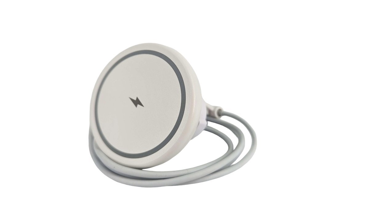 Ładowarka samochodowa magnetyczna MagSafe 15W iPhone SILNY MAGNES na kratkę biała