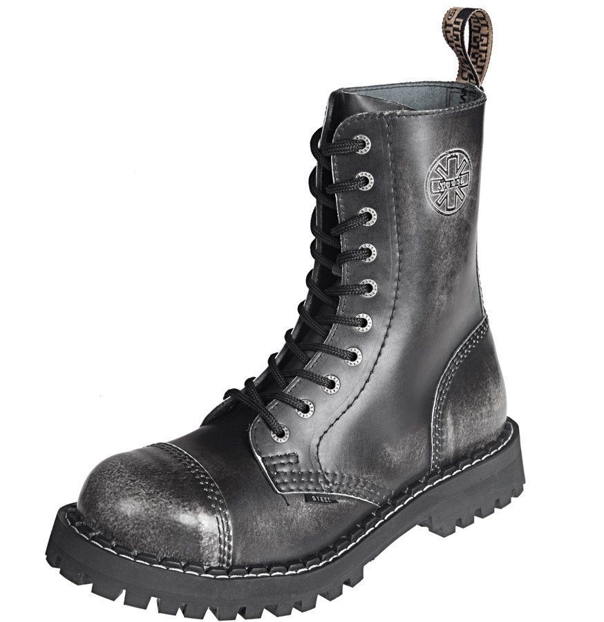 glany STEEL - WHITE / BLACK (10 dziurek)-39