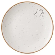 Talerze - Talerz deserowy ceramiczny beżowy 20cm ORION 129107 - miniaturka - grafika 1