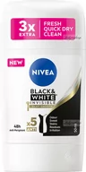 Dezodoranty i antyperspiranty dla kobiet - Nivea - Black & White Invisible Silky Smooth 48H - Anti-Perspirant - Antyperspirant w sztyfcie dla kobiet - 50 ml - miniaturka - grafika 1