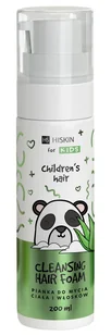 HISKIN for Kids Pianka do mycia ciała i włosków - ALOES 200 ml - Kosmetyki kąpielowe dla dzieci - miniaturka - grafika 1