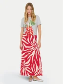 Spódnice - ONLY Spódnica maxi Chigo Sakura 15366894 Czerwony Regular Fit - miniaturka - grafika 1