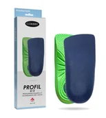 Akcesoria obuwnicze - Corbby wkładki profil ortopedyczne 2/3 na koślawość pięt i kolan M - miniaturka - grafika 1